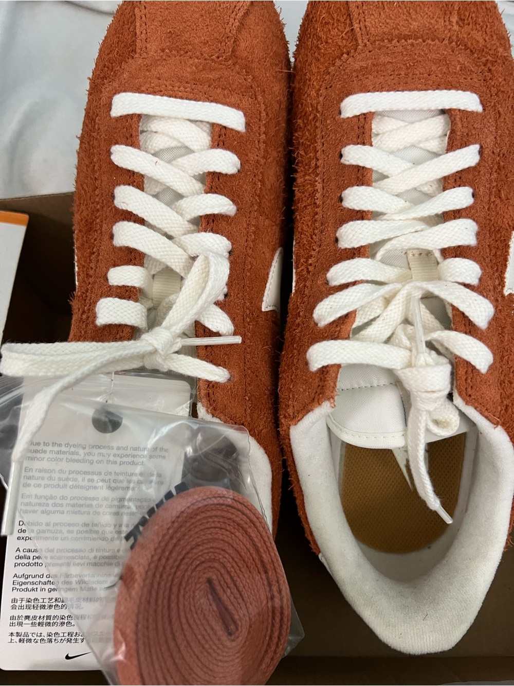 Nike Cortez SE Suede Dark Russet Men's 8 - Picture 7 of 14